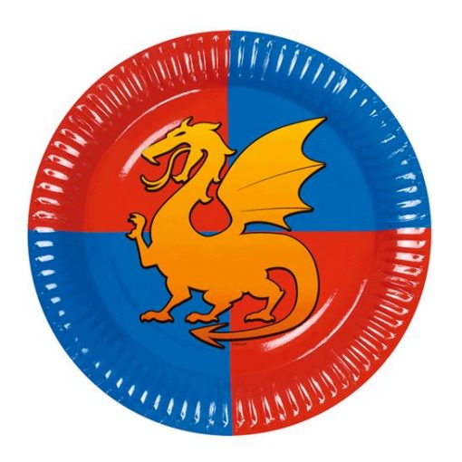 Knights & Dragons Paper Plates