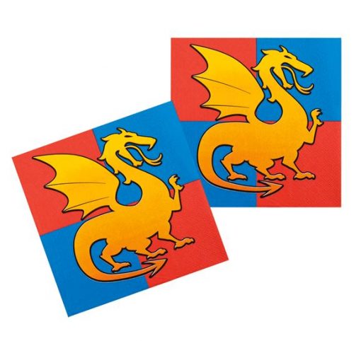 Knights & Dragons Paper Napkins