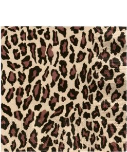 Leopard Print Paper Napkins