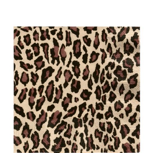 Leopard Print Paper Napkins