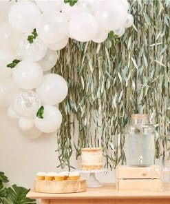 Mini White Foliage Balloon Arch Kit