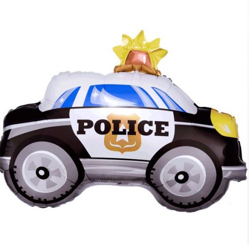Police Car Shaped Party Balloon