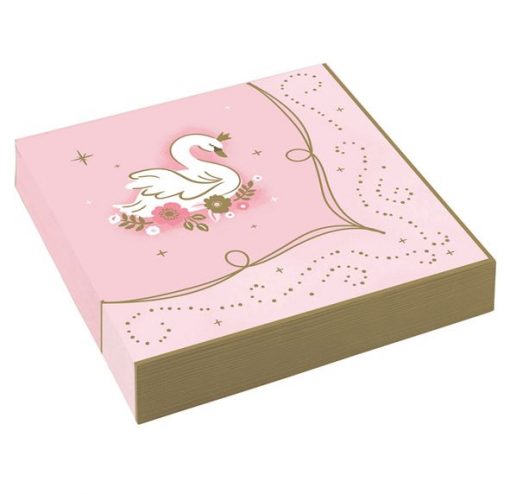 Swan Princess Paper Napkins