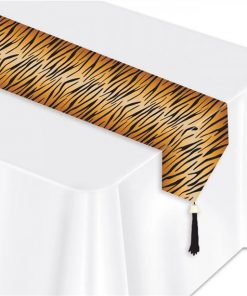 Tiger Print Party Table Runner