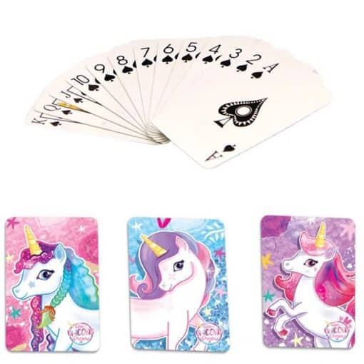 Unicorn Themed Mini Playing Cards