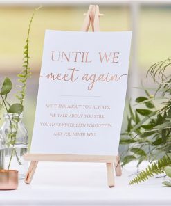 Wedding Commemorative Sign & Easel