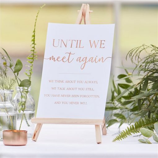 Wedding Commemorative Sign & Easel