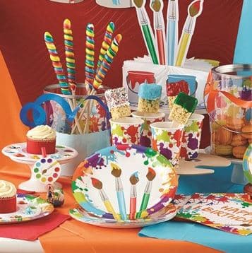 Arts & Crafts Party At Home Ideas themed Party Supplies - Next Day Delivery