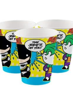 Batman & Joker Paper Cups - 250ml