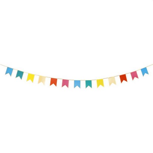 Rainbow Bunting Card Garland