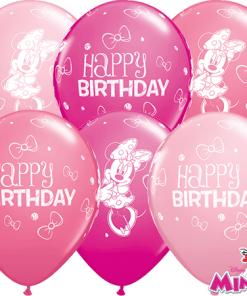 Disney Minnie Mouse Printed Latex Birthday Balloon