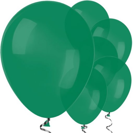 Forest Green Latex Balloons