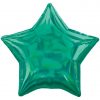 Green Iridescent Star Balloon