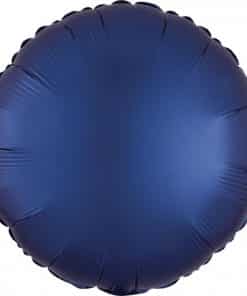 Navy Blue Round Foil Balloon