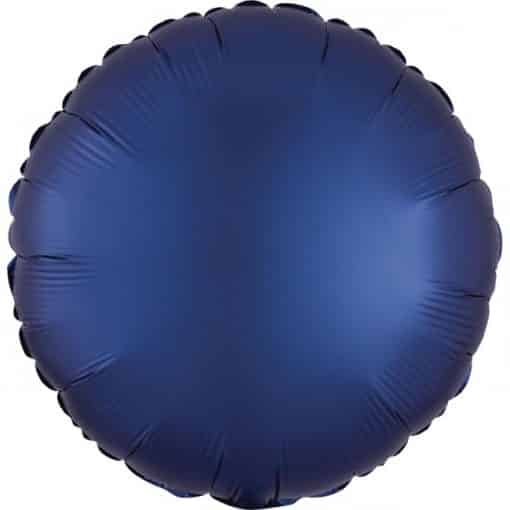 Navy Blue Round Foil Balloon