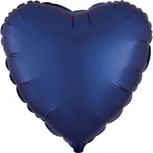 Navy Blue Heart Foil Balloon