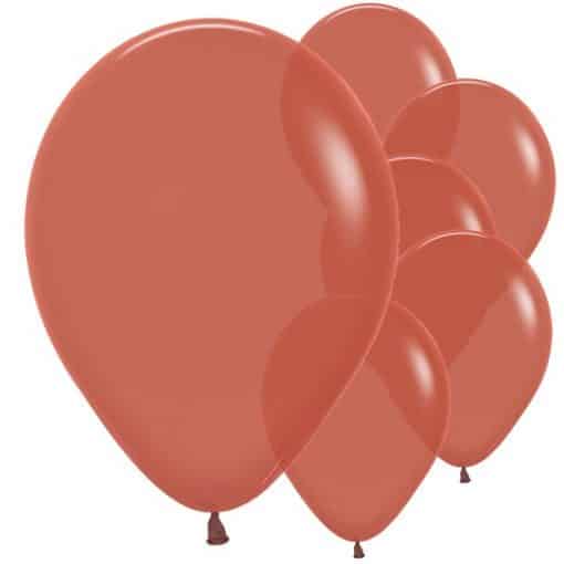 Terracotta Brown Latex Balloons