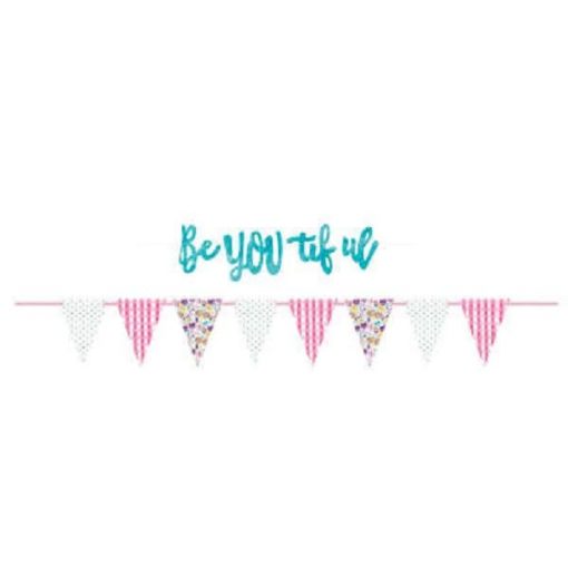 Spa Make-up Party Be-You-tif-ul Banner & Bunting