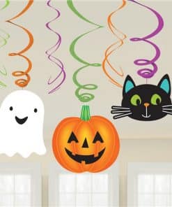 Halloween Friends Hanging Swirl Decorations