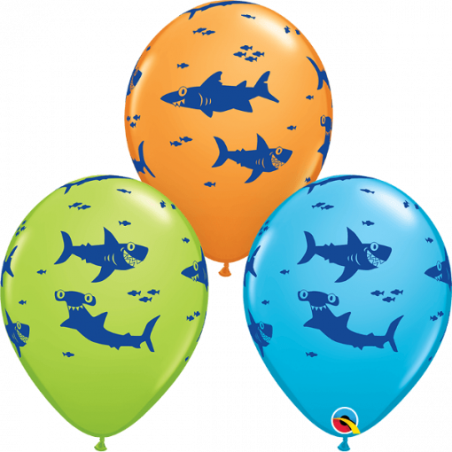 Shark Printed latex Balloons