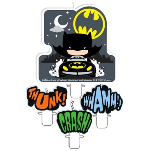 Batman & Joker Party Birthday Cake Candles