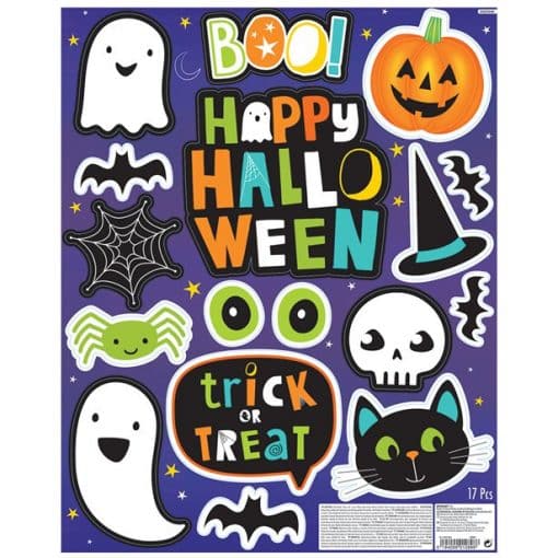 Halloween Friends Window Stickers