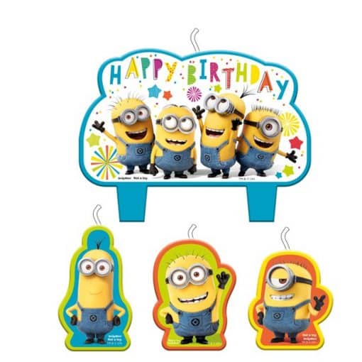 Minions Birthday Candles