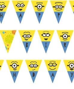 Minions Party Plastic Bunting Decoration