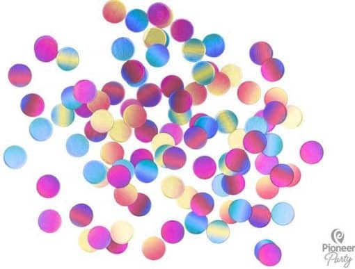 Rainbow Ombre Party Foil Table Confetti