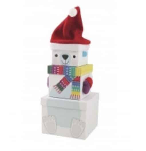 Polar Bear Christmas Stacking Gift Box