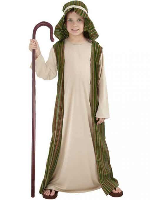 Nativity Shepherd Green Child Costume