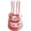 Metallic Rose Gold Extra Tall Birthday Cake Candles