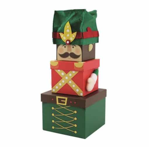 Nutcracker Stacking Box Chrsitmas