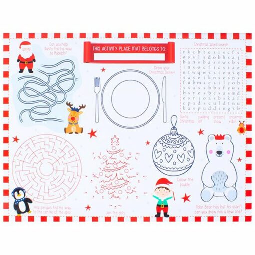 Christmas Activity Placemats