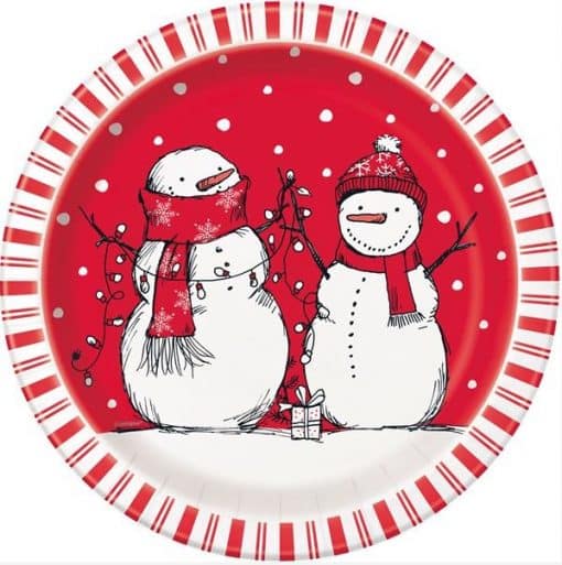 Christmas Snowman Party Decorations Novelties & Disposable Tableware