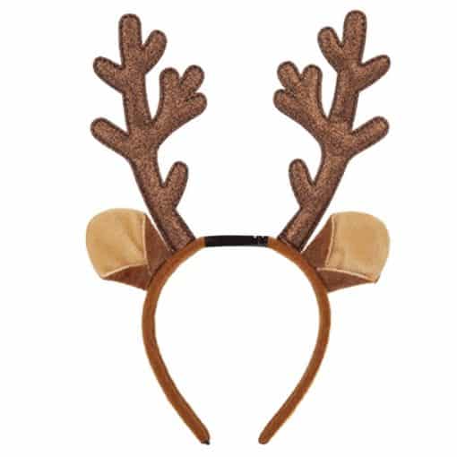 Glitter Reindeer Headband