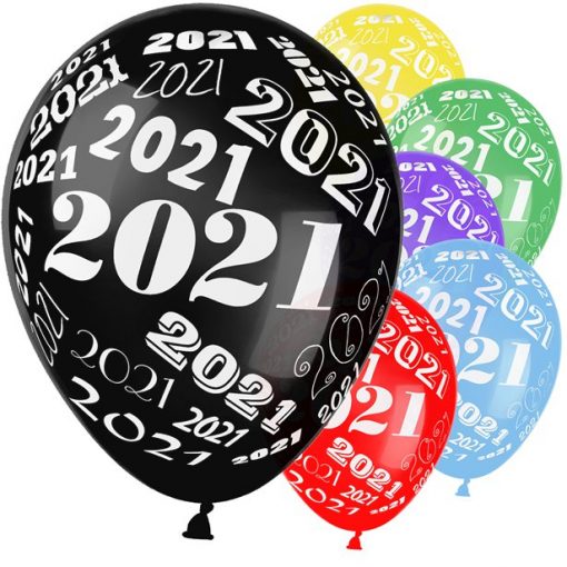 New Year 2021 Assorted Balloons