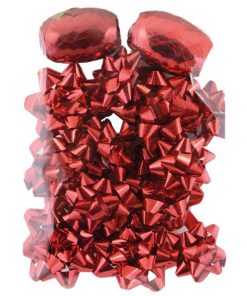 Red Metallic Bows & Curling Ribbon