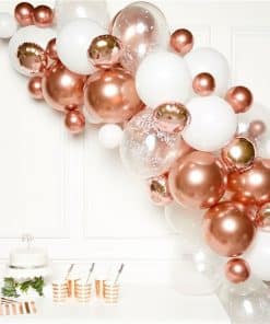 Rose Gold Balloon Arch Garland Decorating Kit