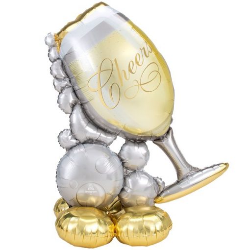 Bubbly Wine Glass AirLoonz Balloon