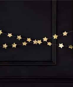 Gold Star Foil Garland