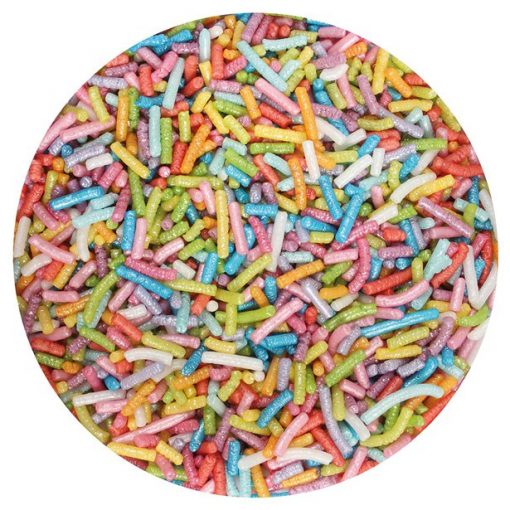 Multicoloured Shimmer Edible Cake Sprinkles