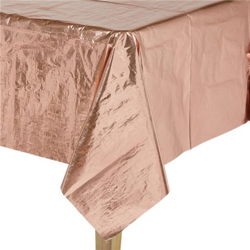 Rose Gold Metallic Paper Tablecover