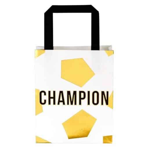 Party Champions Football Paper Party Gift Bags