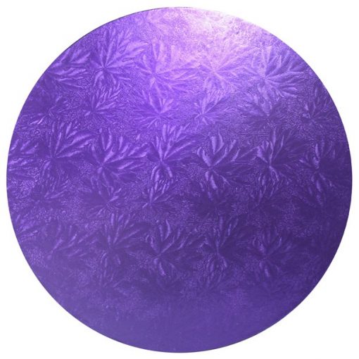 Purple Round Cake Board