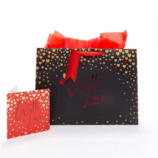 With Love Large Gift Bag, with Card & Gift Tag