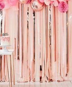 Pink Mix Streamer Back Drop