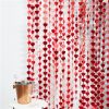 Red Heart Fringe Curtain