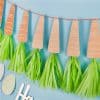 Carrot Tinsel Garland