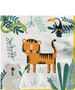 Get Wild Safari Party Lunch Napkins